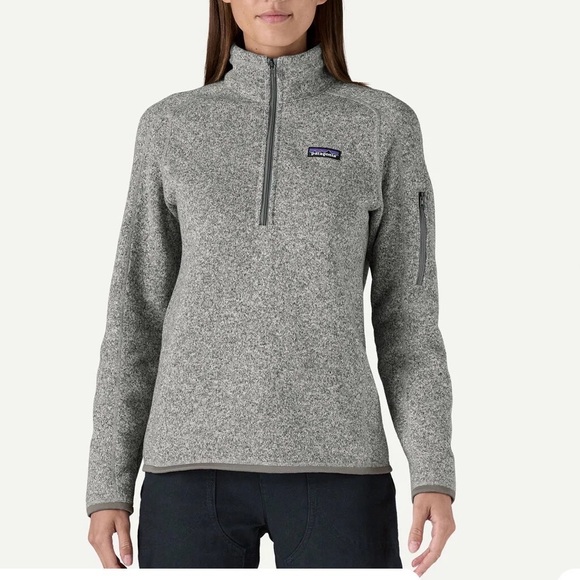 Patagonia Sweaters - Patagonia Heathered Gray Zip-Up Fleece